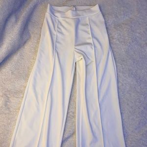Victoria High White Waisted Dress Pants - M Short
